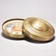 Vintage Handcrafted Brass and Glass Round Box for Decor