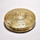 Rajasthani Art Handmade Brass Glass Round Box for Decoration