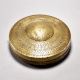 Beautiful Carved Brass and Glass Round Box for Decoration