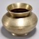 Vintage Finish White Metal Holy Water Pot for Rituals