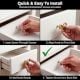 6 Pieces Handmade Gold Vintage Aluminium Bow Cabinet Knobs