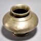 Vintage Handmade White Metal Holy Water Pot for Decor