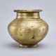 Vintage Sacred Brass Holy Water Pot for Hindu Rituals