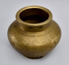 Hand Crafted Adorable Brass Holy Water Pot for Decor
