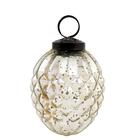 Silver Small Cut Christmas Hanging