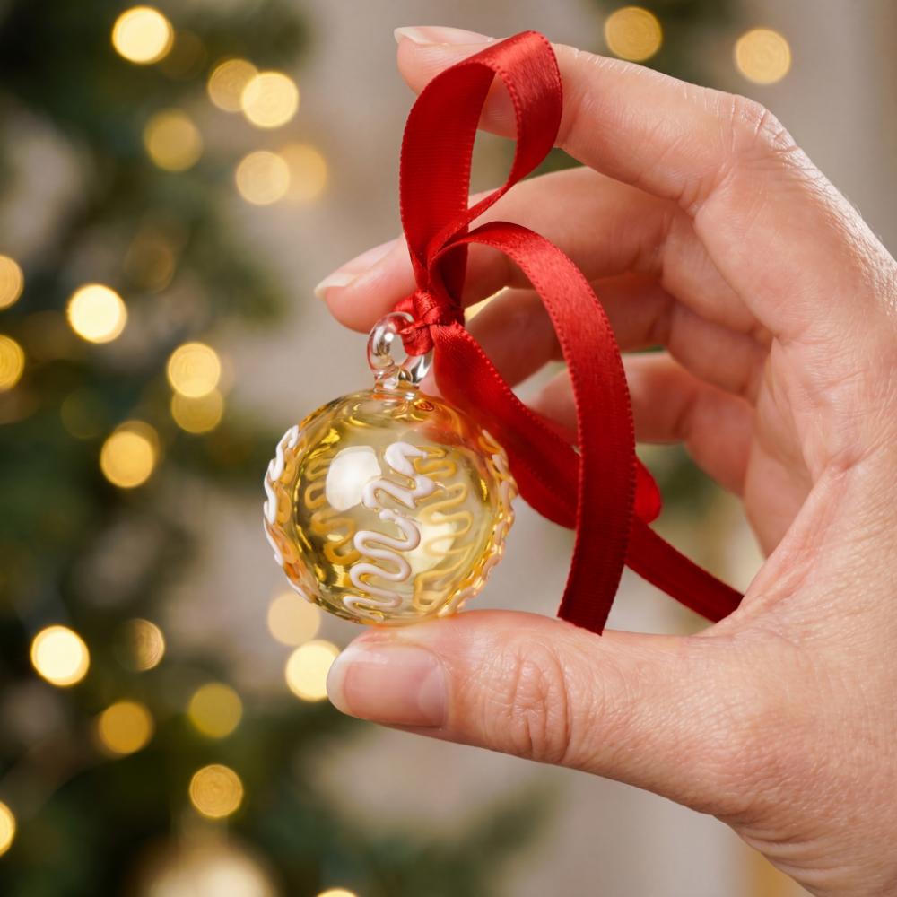 Multicolor Handcrafted Glass Christmas Ball Ornaments