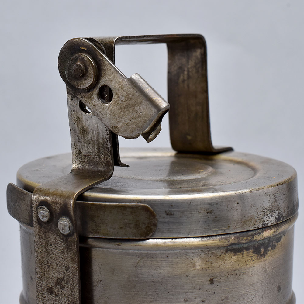Vintage Brass Tiffin Box from North India for Decor