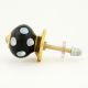 White Dotted Small Ceramic Wardrobe Knob