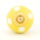 Yellow Dotted Small Ceramic Cabinet Knobs