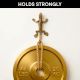 Golden Brass Lizard Wall Hook