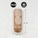 6 Pieces Wooden Decorative Adhesive Wall Hooks