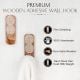 6 Pieces Wooden Decorative Adhesive Wall Hooks