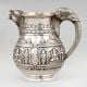 Vintage Silver Elephant Handle Religious Temple Water Pitcher