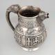 Vintage Silver Elephant Handle Religious Temple Water Pitcher