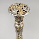 Vintage Silver Gulab Pash with Gold Plated Floral Embellishments