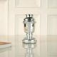 Modern Glass Silver Candle Holder for Home Decor