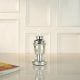 Modern Glass Silver Candle Holder for Home Decor