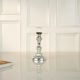Vintage Silver Mercury Glass Taper Candle Holder