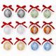 Handcrafted Multicolor Glass Christmas Ornament For Home Decor