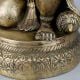 Brass Hanuman Ji Statue in Kneeling Blessing Pose