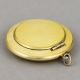 Guilloche Enamel Silver Compact Powder Case Pendant