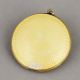 Guilloche Enamel Silver Compact Powder Case Pendant