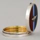 Gieves Ltd RAF Wings Silver and Enamel Compact Mirror