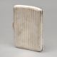 W&Co Ltd Sterling Silver Enamel Lady and Dog Cigarette Case
