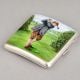 WN Ltd Birmingham Sterling Silver Enamel Golfer Cigarette Case