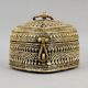 Handcrafted Brass Heart Shaped Jewelry Box Vintage Keepsake