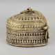 Handcrafted Brass Heart Shaped Jewelry Box Vintage Keepsake