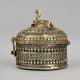 Handcrafted Brass Elephant Jewelry Box Vintage Keepsake