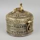 Handcrafted Brass Elephant Jewelry Box Vintage Keepsake
