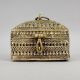 Handcrafted Brass Vintage Jewelry Box Decorative Storage Chest
