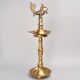 Handmade South Indian Peacock Brass Oil Lamp for Prayer Room