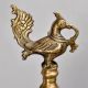 Handmade South Indian Peacock Brass Oil Lamp for Prayer Room