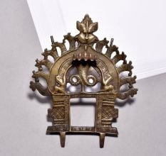 Hand Crafted Finest Brass Prabhavali with Cobra