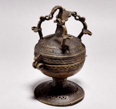 Handmade Finest Brass Bindi Box for Home Decor