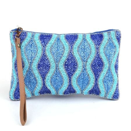 Handmade Traditional Hand Bag Made of Cotton and Beads