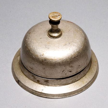 Hand Crafted Vintage Brass Office Bell for Decoration