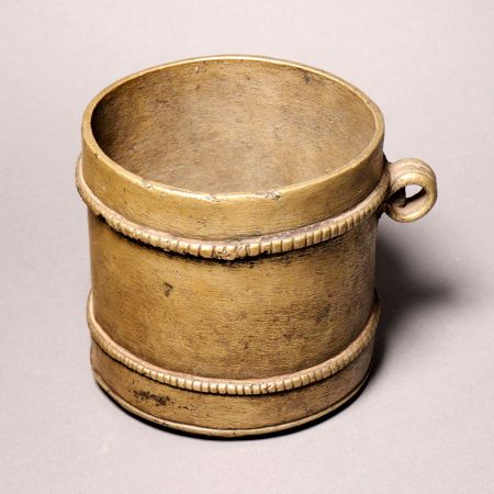 Vintage Style Brass Measurement Pot for Flower Decoration