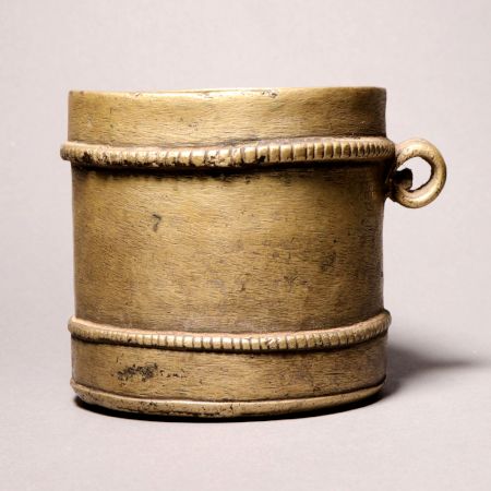 Vintage Style Brass Measurement Pot for Flower Decoration