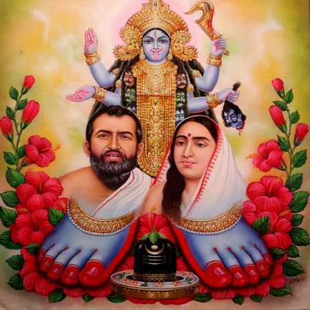 Hindu Goddess Kali Paper Painting for Decoration