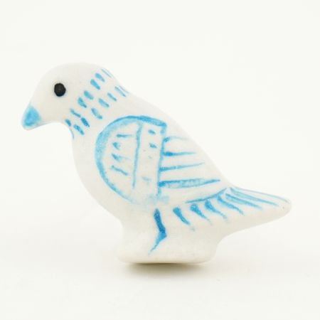 Light Blue Bird Knob