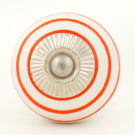 White Orange Knob