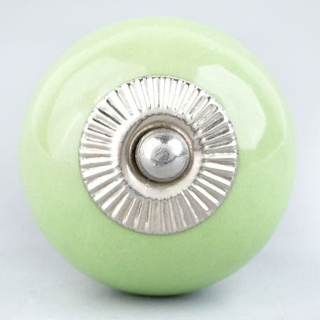 Lime Round Knob