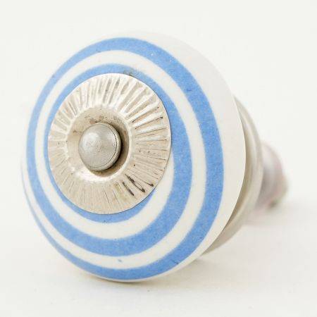 Sky Blue Pattern Knob