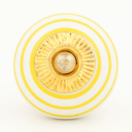 White Yellow Knob