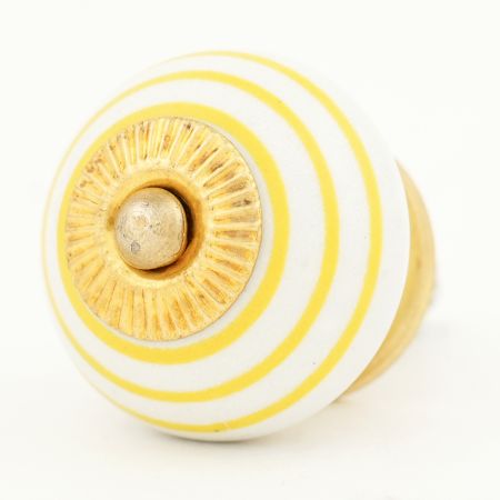 White Yellow Knob