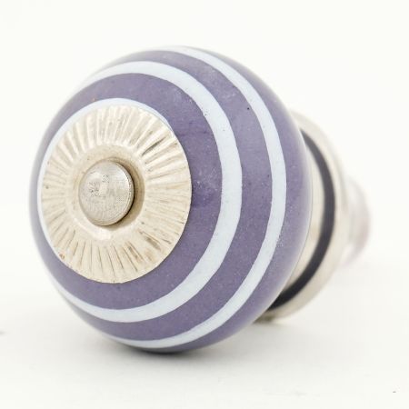 Purple White Swirls